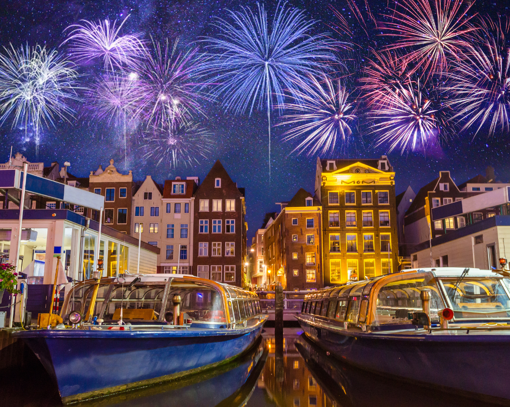 Fireworks in Amsterdam